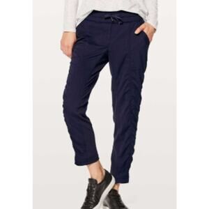 Lululemon Street to Studio Navy Blue Pant Unlined Size 4